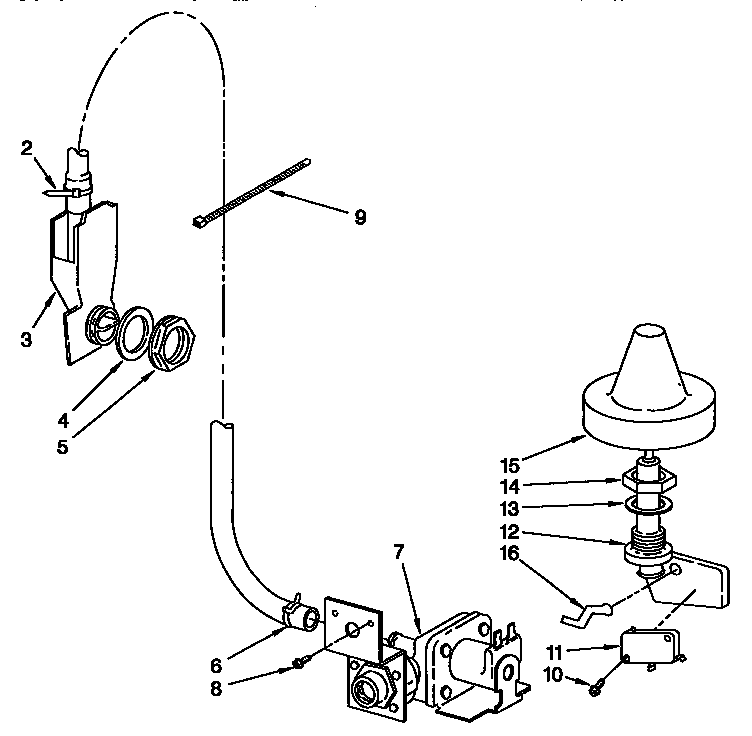 KitchenAid KUDJ230YWH1 fill and overfill diagram