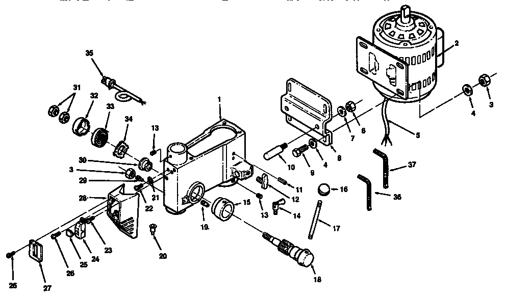 Craftsman 113213092 motor assembly diagram