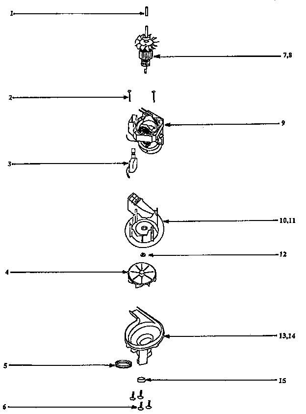Eureka 9855BTH field assembly diagram
