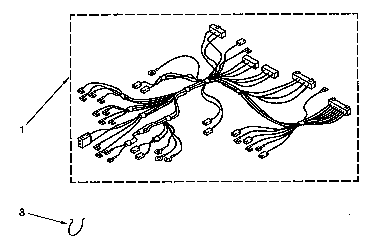 KitchenAid KEBS107BBL0 wiring harness diagram