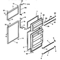 Kenmore 2539345301 doors diagram
