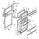 Kenmore 2539338291 doors diagram
