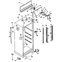Kenmore 2539338291 cabinet parts diagram