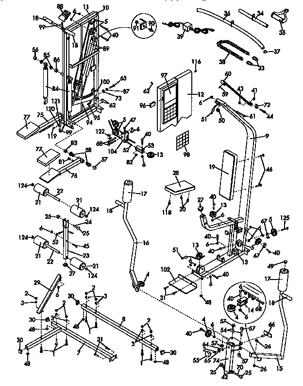 Proform 831159342 replacement parts diagram