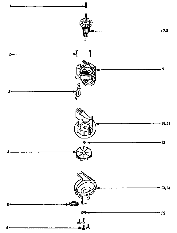Eureka 9876AT field assembly diagram