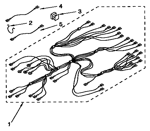 Kenmore 6654098451 wiring harness diagram