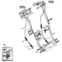 Craftsman 536886280 handle assembly diagram