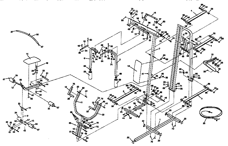 Lifestyler 831159410 unit parts diagram