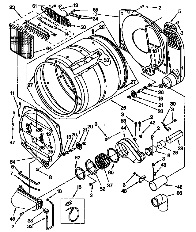 Kenmore 11097591420 bulkhead diagram