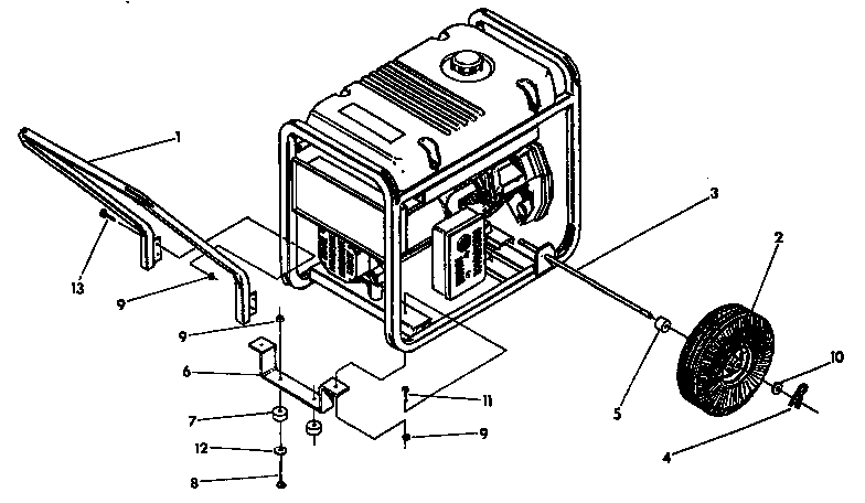 Craftsman 580327290 wheel assembly diagram
