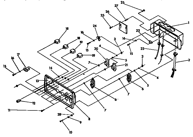 Craftsman 580327280 control panel diagram