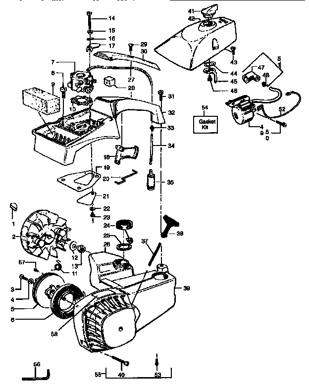 Craftsman 358352360 main frame diagram