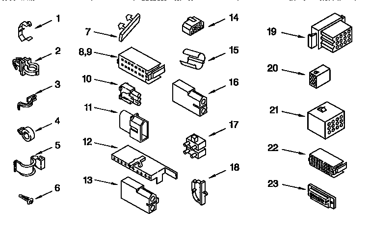 Kenmore 11092273100 wiring harness diagram
