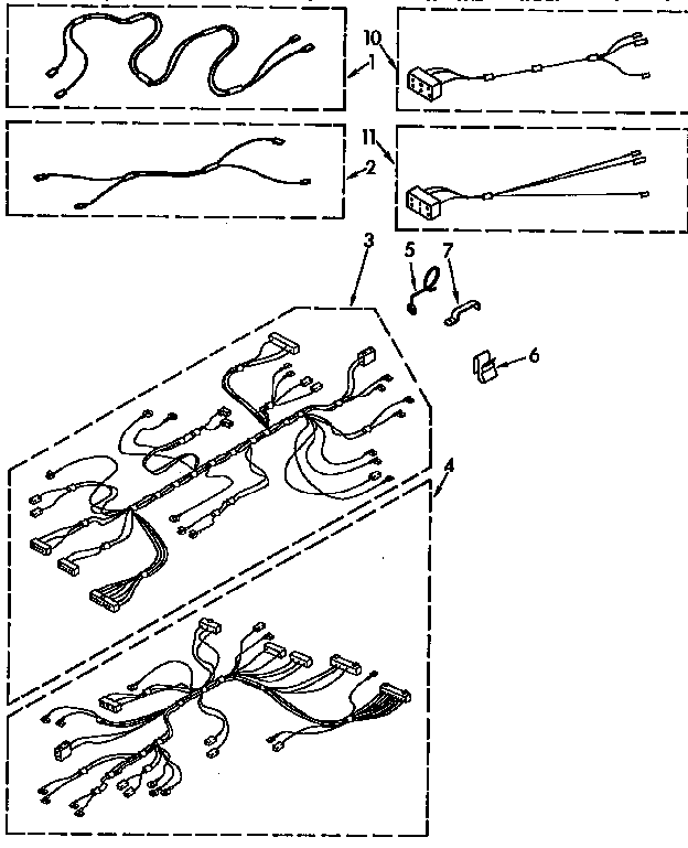 KitchenAid KEBS246YBL0 wiring harness diagram