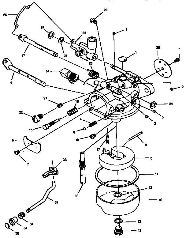 Craftsman 225581507 carburetor diagram