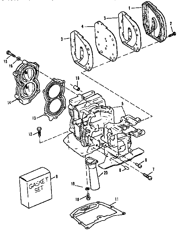 Craftsman 225581507 cylinder block diagram