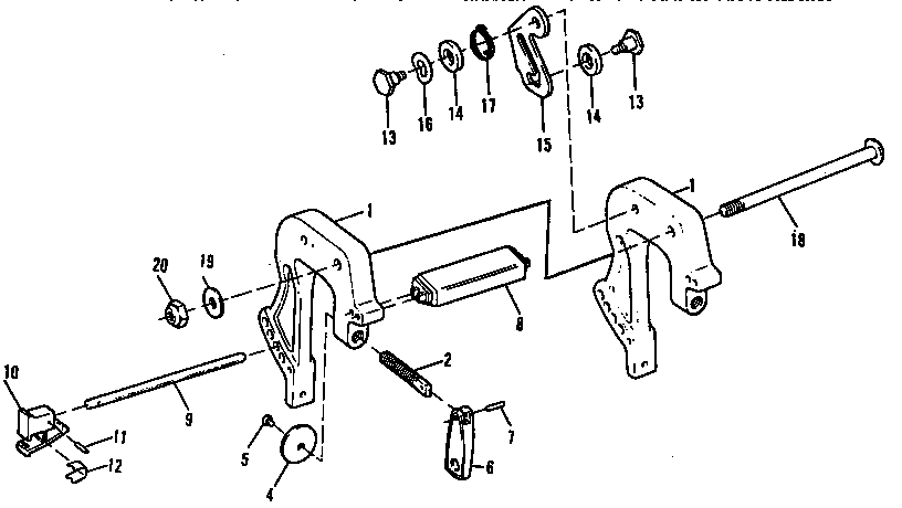 Craftsman 225581507 clamp brackets diagram
