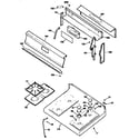 Kenmore 3627585590 main top section diagram