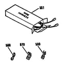 Kenmore 9114842995 wire harnesses and components diagram