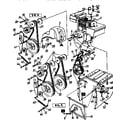 Sears 247885550 drive assembly diagram