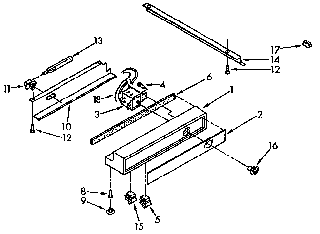 KitchenAid KSSS36DAX00 freezer control panel diagram