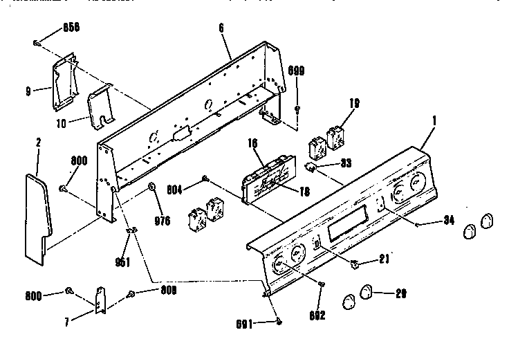 Kenmore 9119384691 backguard diagram