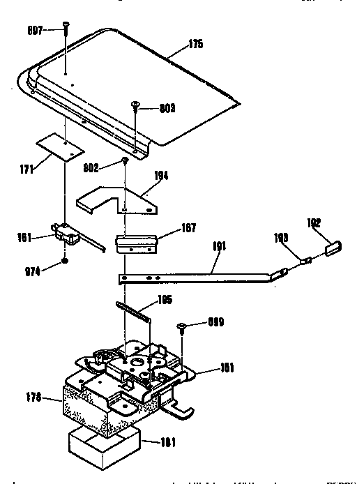 Kenmore 9119384691 door lock diagram