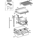 Kenmore 3639738515 shelf diagram