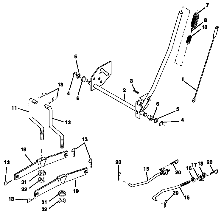 Craftsman 917257573 lift diagram