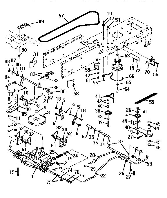 Craftsman 917257644 drive diagram