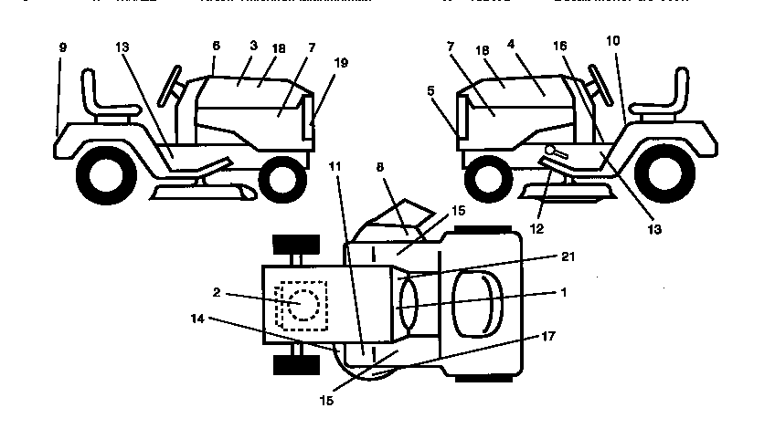 Craftsman 917257644 decals diagram