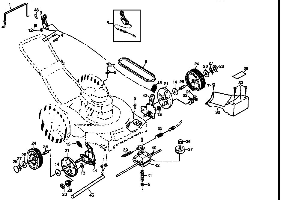 Craftsman 917378571 drive assembly diagram