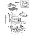Kenmore 3639632716 shelf diagram