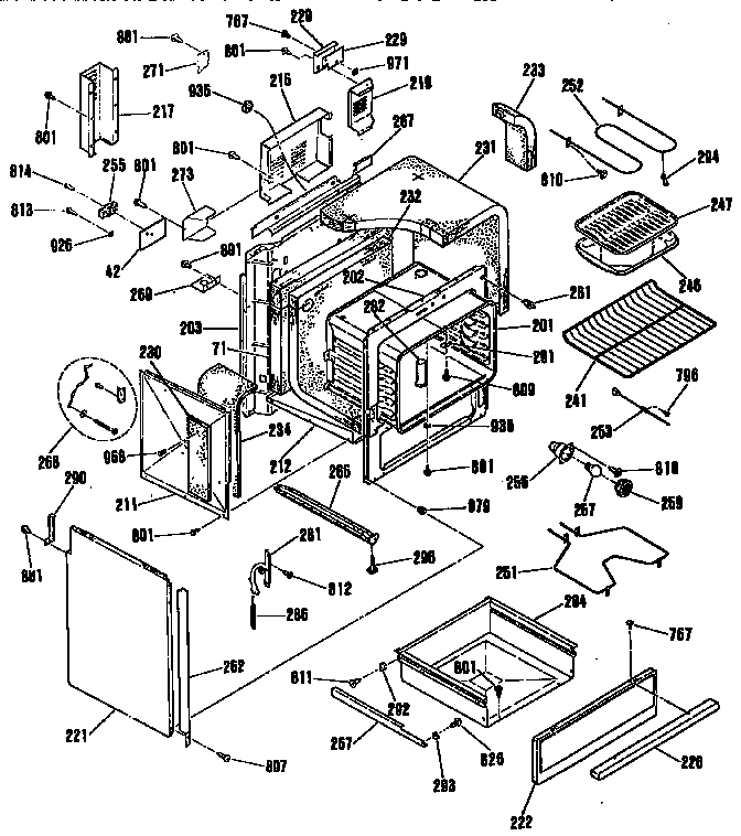 Kenmore 9114674591 body section diagram