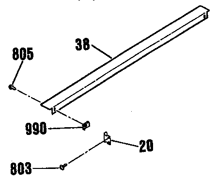 Kenmore 9114674591 optional rear main top filler 8028790 diagram