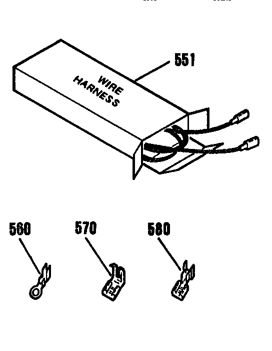 Kenmore 9114132994 wire harness and components diagram