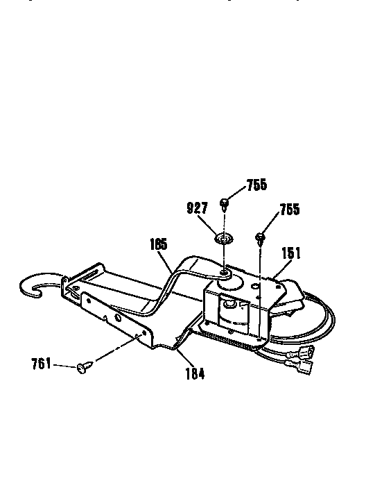 Kenmore 9114132994 door lock section diagram