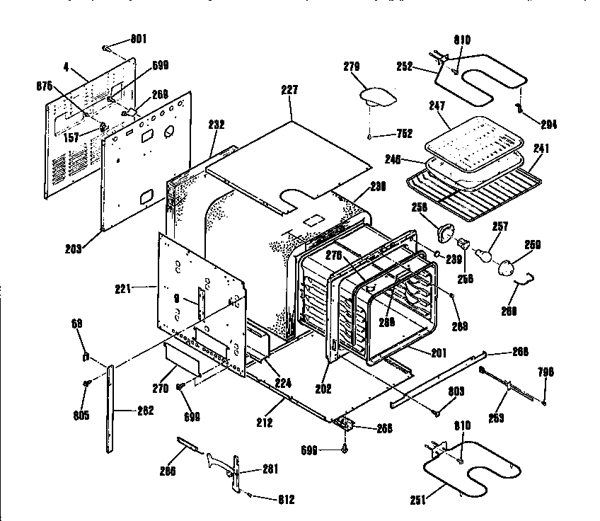 Kenmore 9114012193 body section diagram