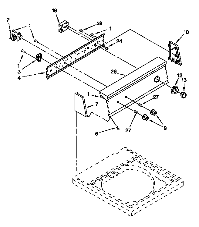 Kenmore 11092561100 control panel diagram