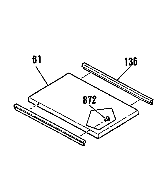 Kenmore 9114694590 griddle/grill cover module kit diagram