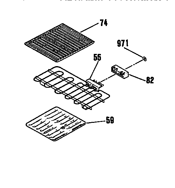 Kenmore 9114694590 electric grill module kit diagram