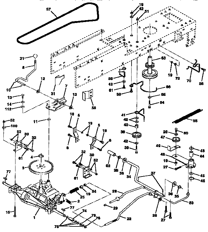 Craftsman 917257632 drive diagram