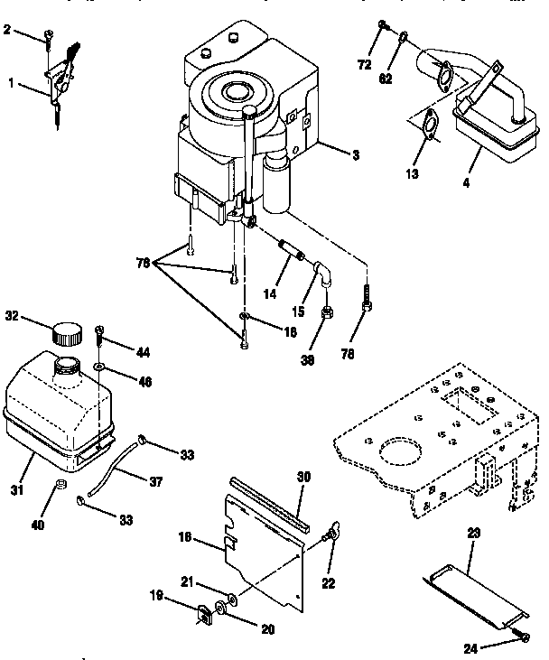 Craftsman 917257632 engine diagram