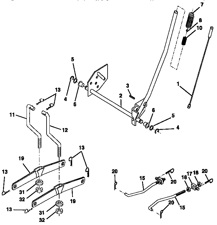 Craftsman 917257632 lift diagram