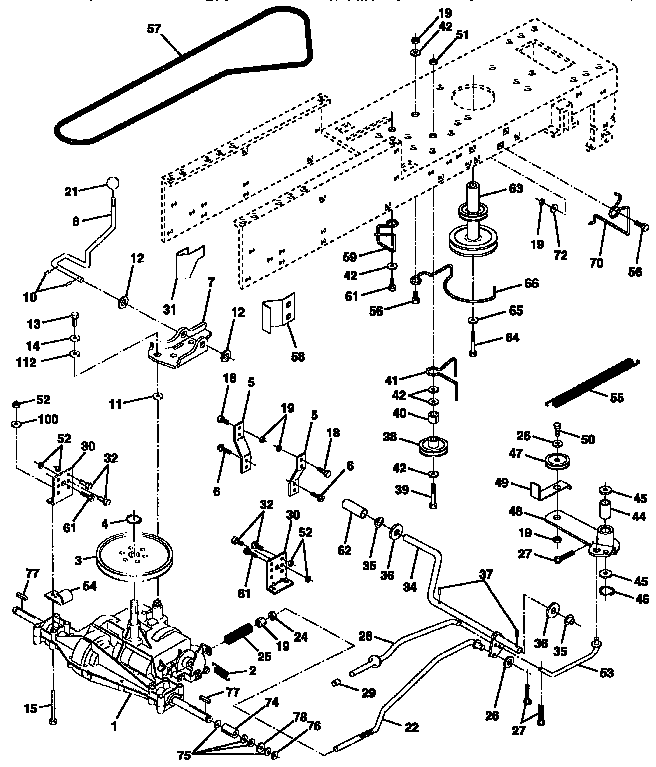 Craftsman 917257562 drive diagram