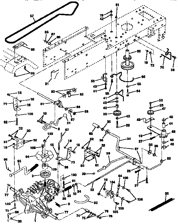 Craftsman 917257592 drive diagram