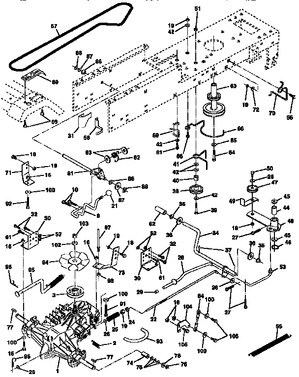 Craftsman 917257661 drive diagram