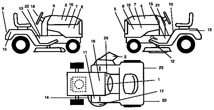 Craftsman 917257661 decals diagram