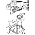 Kenmore 11092591410 machine base diagram