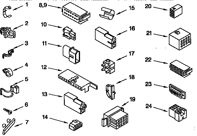 Kenmore 11092591410 wiring harness diagram